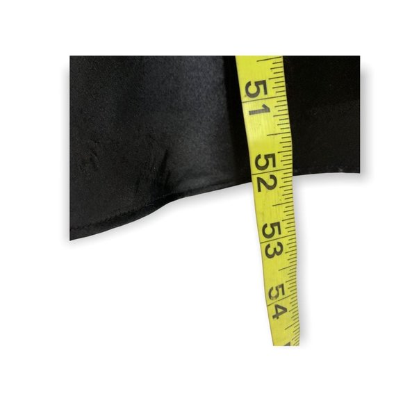 Ivy and Annabelle Black Peekaboo Pleat Full Length Negligee Medium - Picture 10 of 12